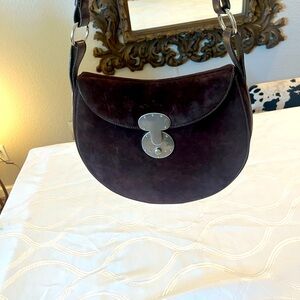 Ralph Lauren suede bag EUC